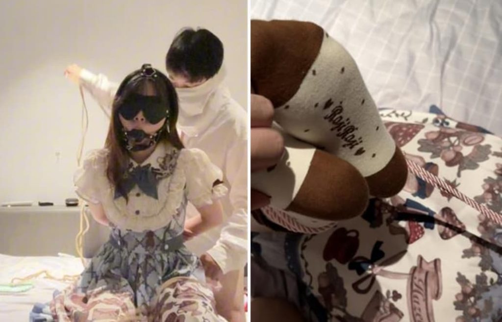 口水汪的洛丽塔lolita捆绑，tk