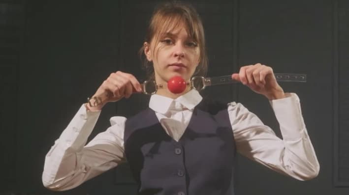 RussianFetish – Anfisa – Nylon and Barefoot Tickling in Stocks