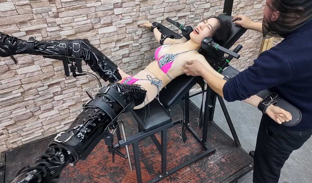 艺仙儿芭蕾高篙靴妇科架禁锢TK,TK到瘫痪……