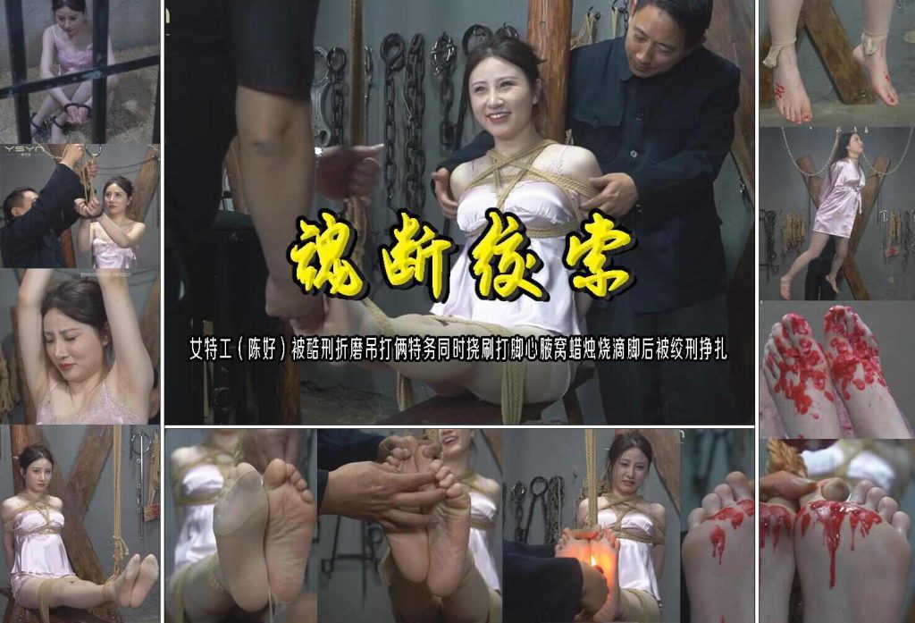 【魂断绞索】女特工（陈好）被酷刑折磨吊打俩特务同时挠刷打脚心
